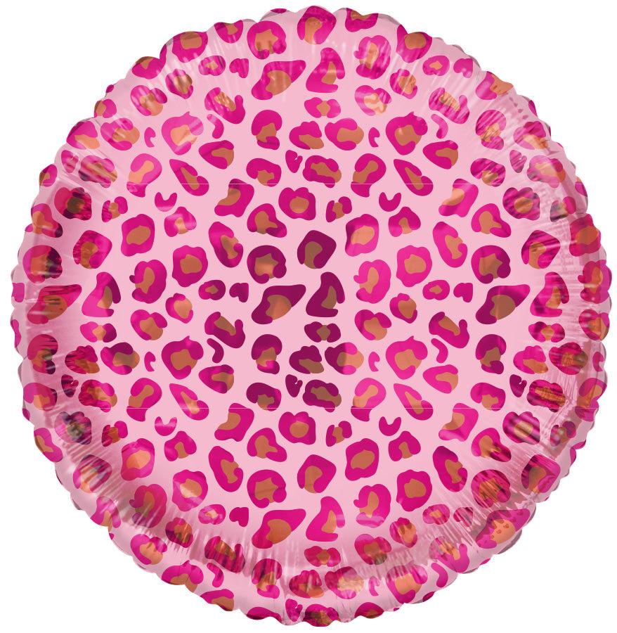 TUFTEX 18" Pink Leopard Balloon